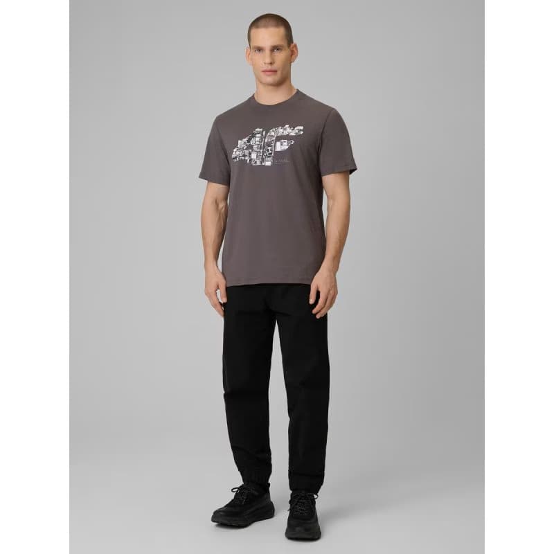 Pánske tričko s krátkym rukávom 4F TSHIRT M2659-24S-MIDDLE GREY 5