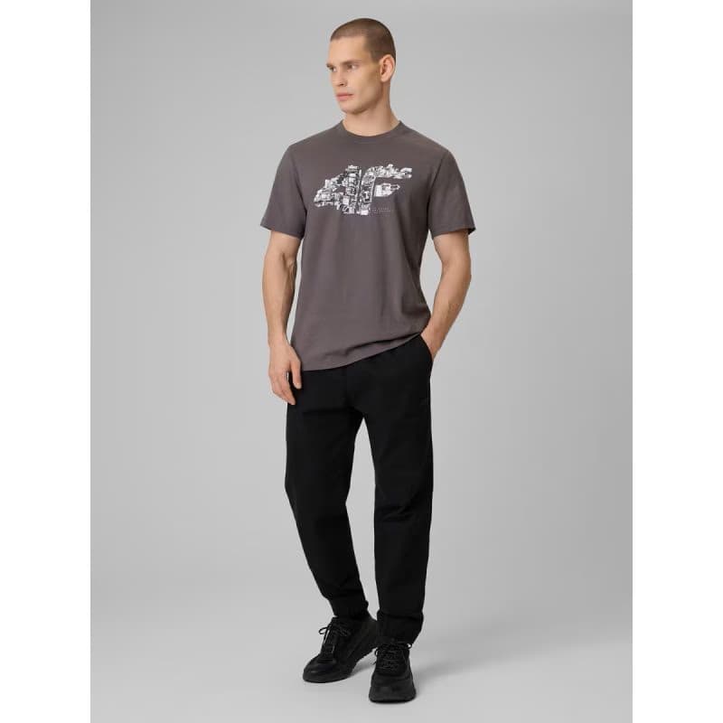 Pánske tričko s krátkym rukávom 4F TSHIRT M2659-24S-MIDDLE GREY 6