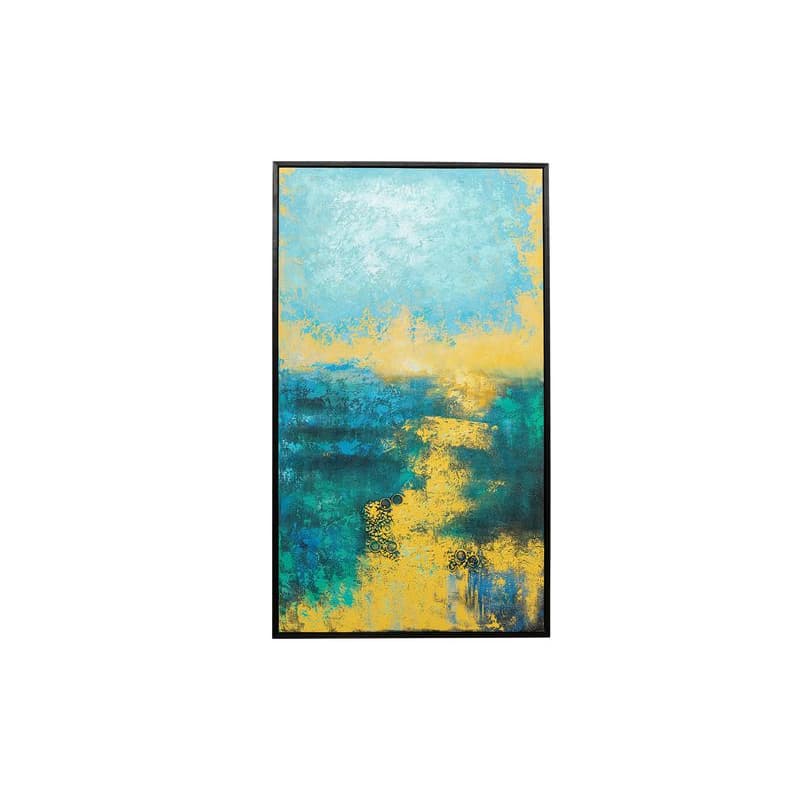 Jardin obraz modrý 125x125 cm