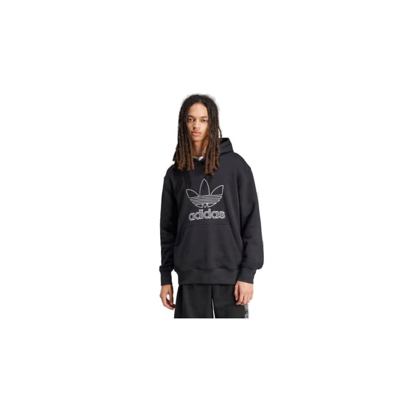 Pánska mikina s kapucňou ADIDAS ORIGINALS OUTL TREF HDY-BLACK