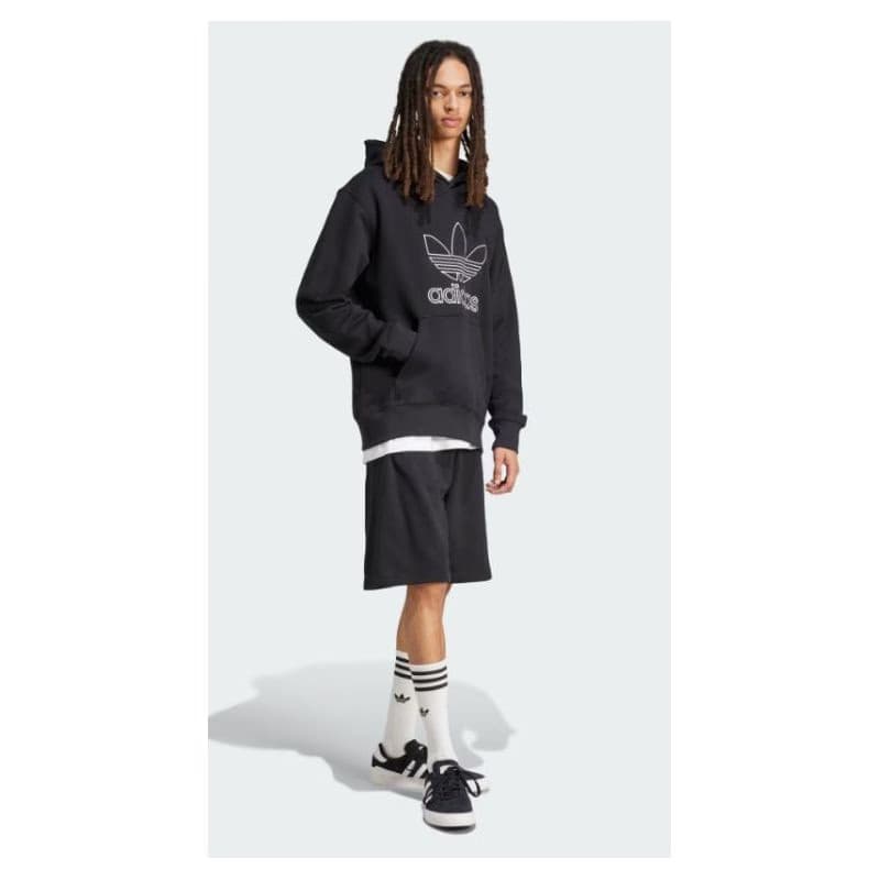 Pánska mikina s kapucňou ADIDAS ORIGINALS OUTL TREF HDY-BLACK 4
