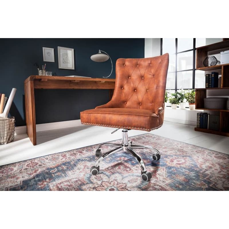 Chesterfield kancelárske kreslo KELEOS Dekorhome 2