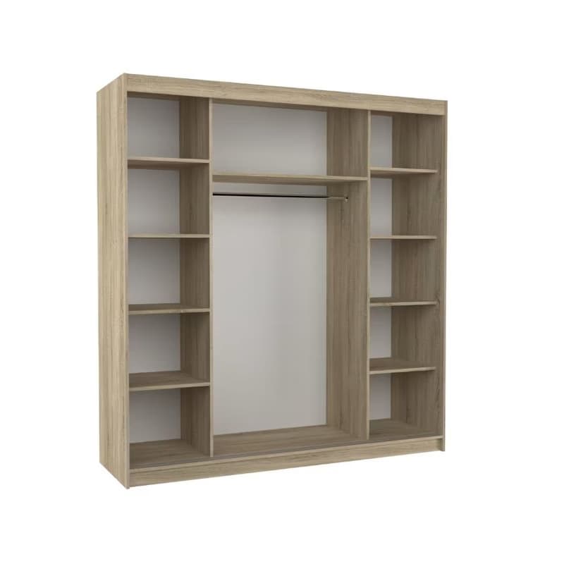 ArtAdrk Šatníková skriňa  BERGEN  | biela/dub artisan 200 cm 3