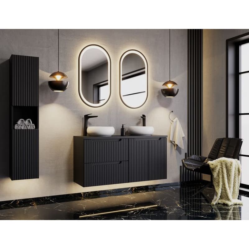 ArtCom Doska pod umývadlo NOVA Black | čierna Typ: Doska 30 cm / 89-30 3