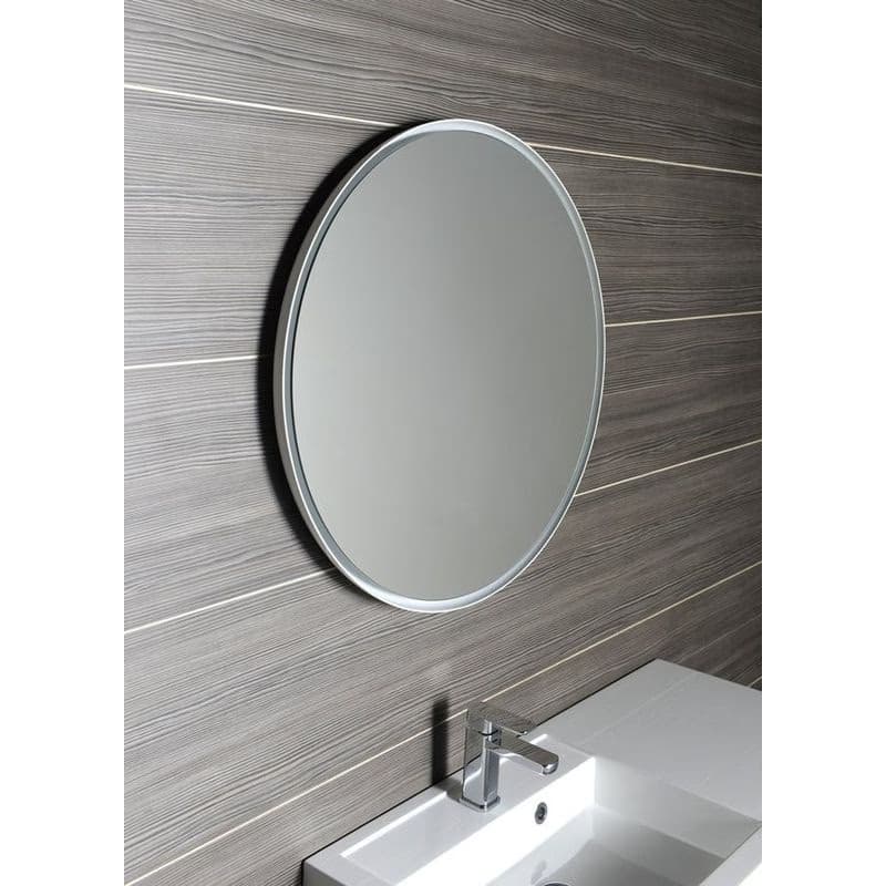 SAPHO - FLOAT LED podsvietené zrkadlo, ø 74cm, biela 22574 3