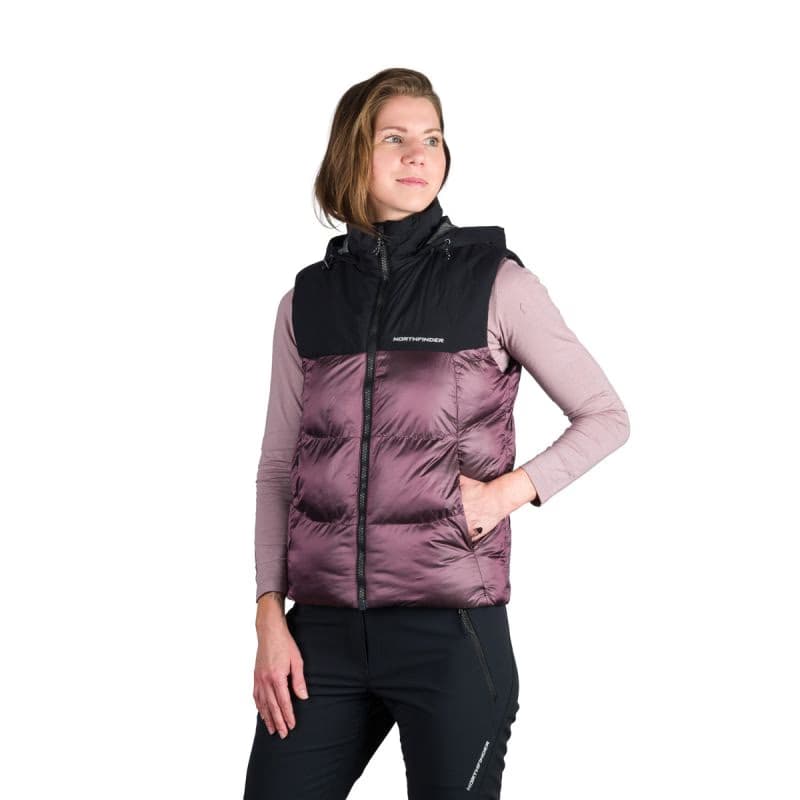 Dámska vesta NORTHFINDER SHANNA-671plumblack 2