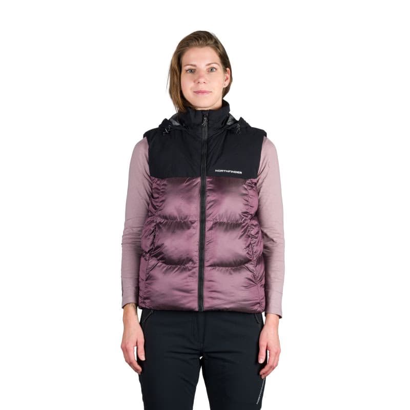 Dámska vesta NORTHFINDER SHANNA-671plumblack 3