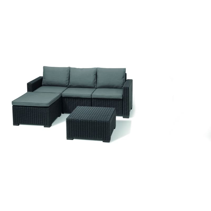KETER Záhradný set FLORIDA chaise longue | grafit 2
