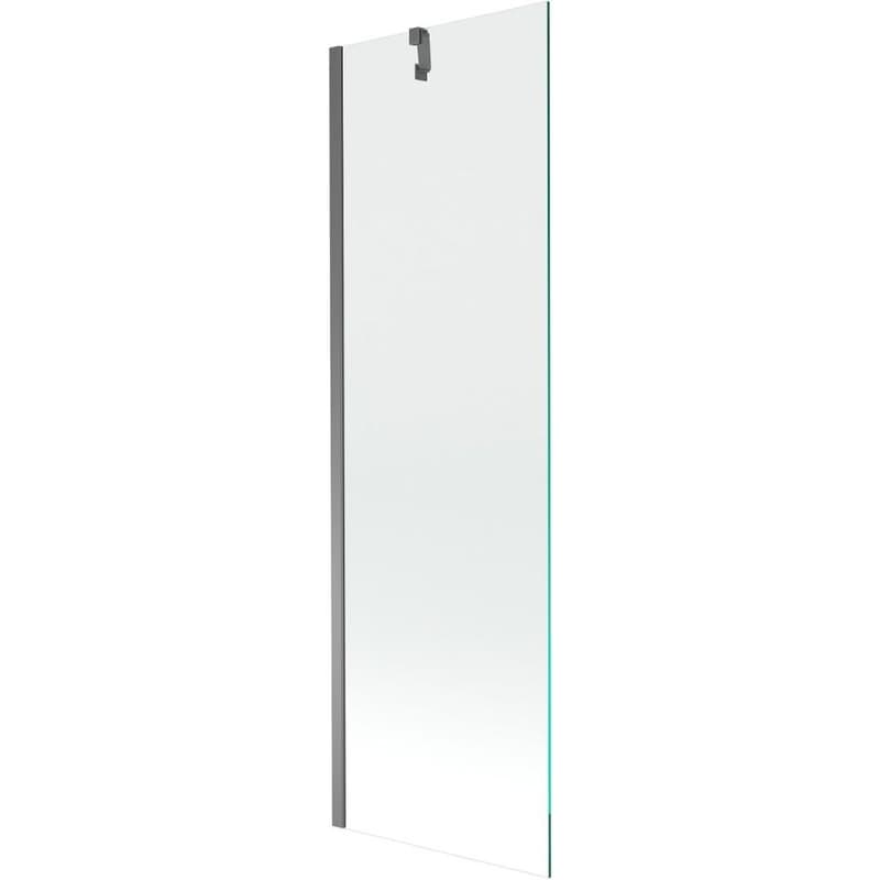 MEXEN/S - Next vaňová zástena FIX 60 x 150, transparent, grafit metal 895-060-000-00-00-95