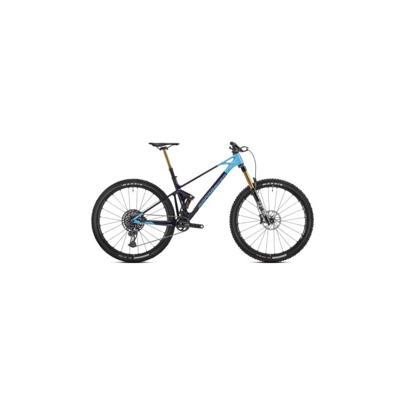 Horský bicykel MONDRAKER Raze Carbon RR, deep purple light blue