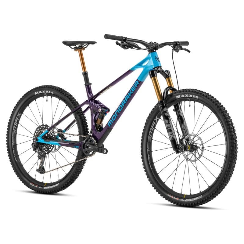 Horský bicykel MONDRAKER Raze Carbon RR, deep purple light blue 2