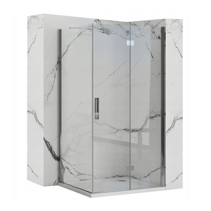 REA/S - Sprchová kabína Molier Chrom 90x80 KPL-K1539