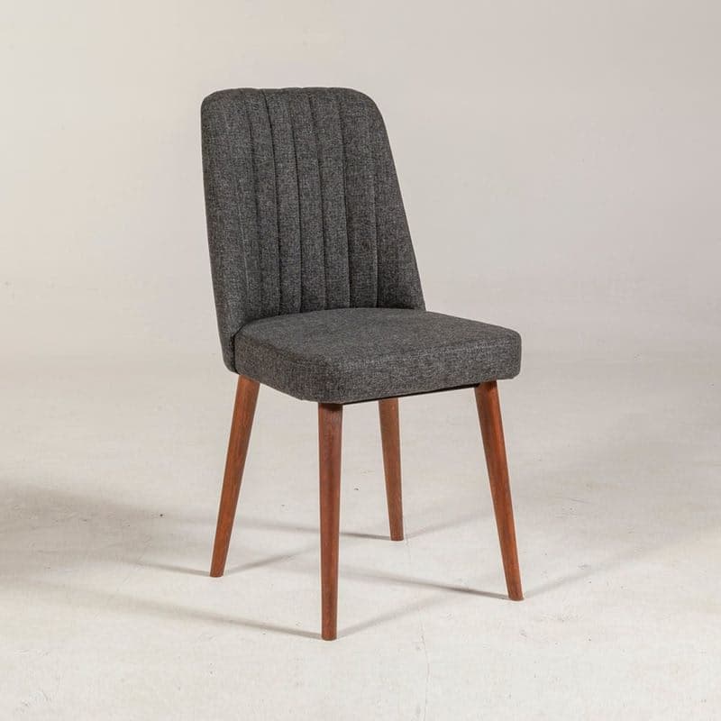 Stolička Vina Sandalye Anthracite, Walnut