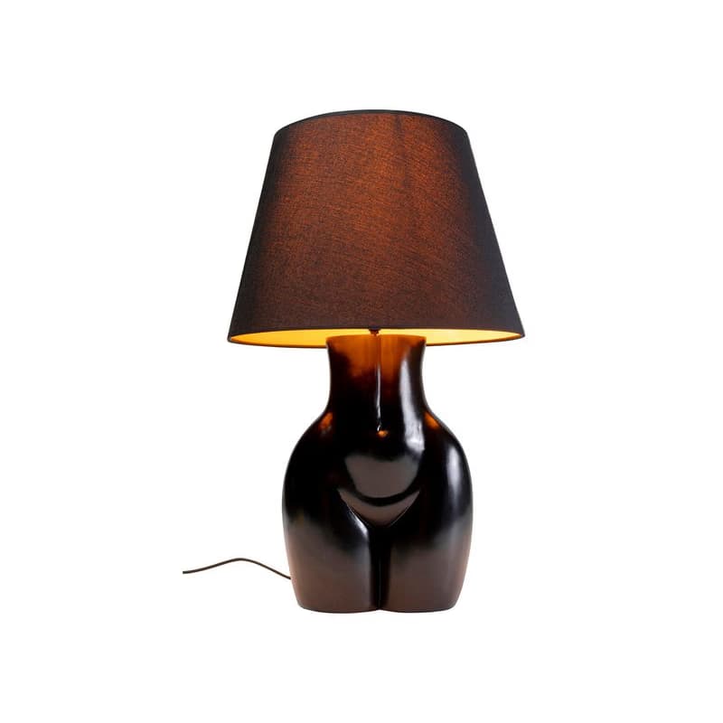 Donna stolová lampa čierna