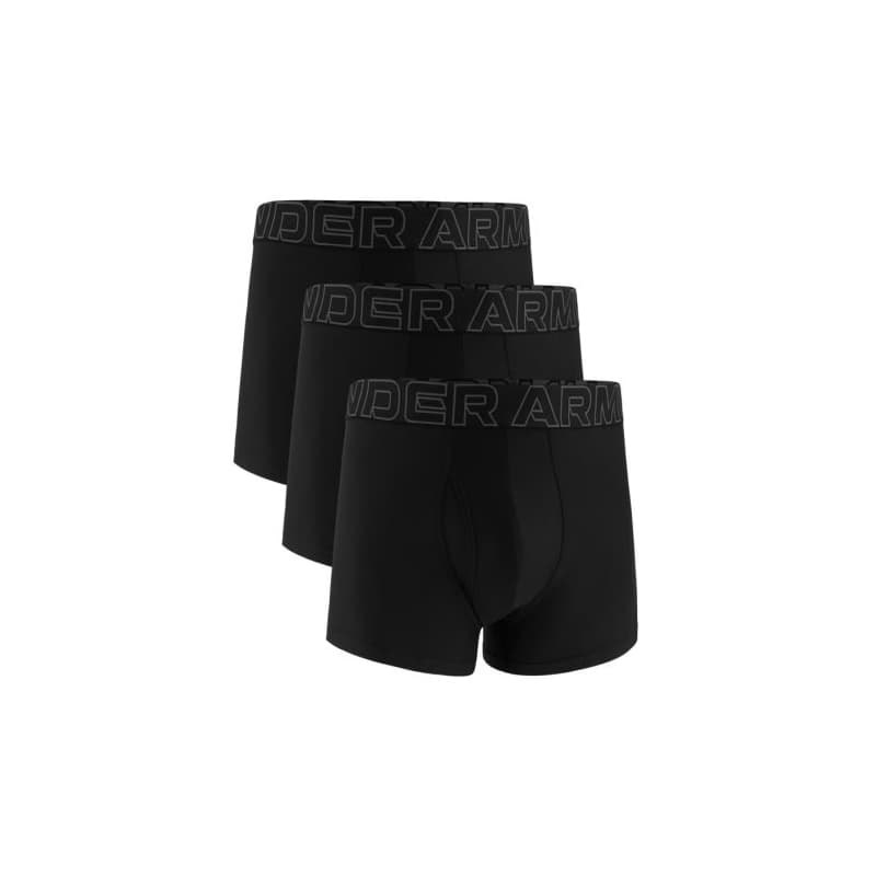 Pánske boxerky UNDER ARMOUR 3 PACK-UA PERFORMANCE TECH - SOLID 3 inch-BLK