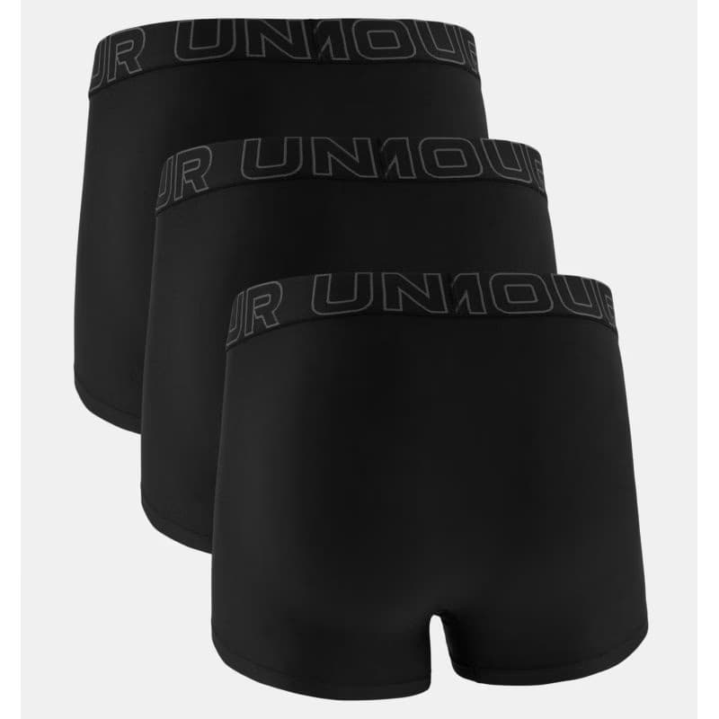 Pánske boxerky UNDER ARMOUR 3 PACK-UA PERFORMANCE TECH - SOLID 3 inch-BLK 3