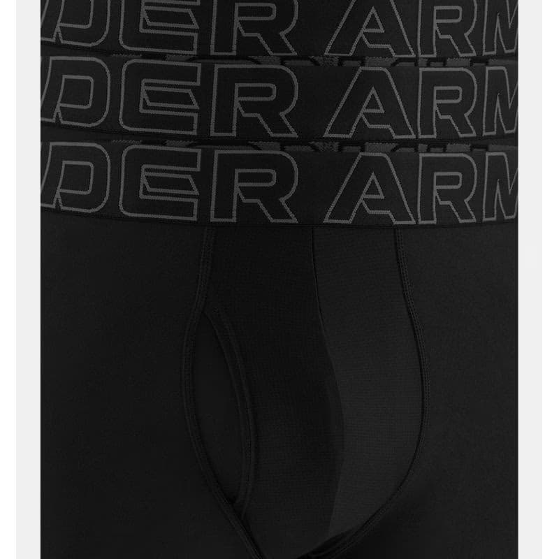 Pánske boxerky UNDER ARMOUR 3 PACK-UA PERFORMANCE TECH - SOLID 3 inch-BLK 6