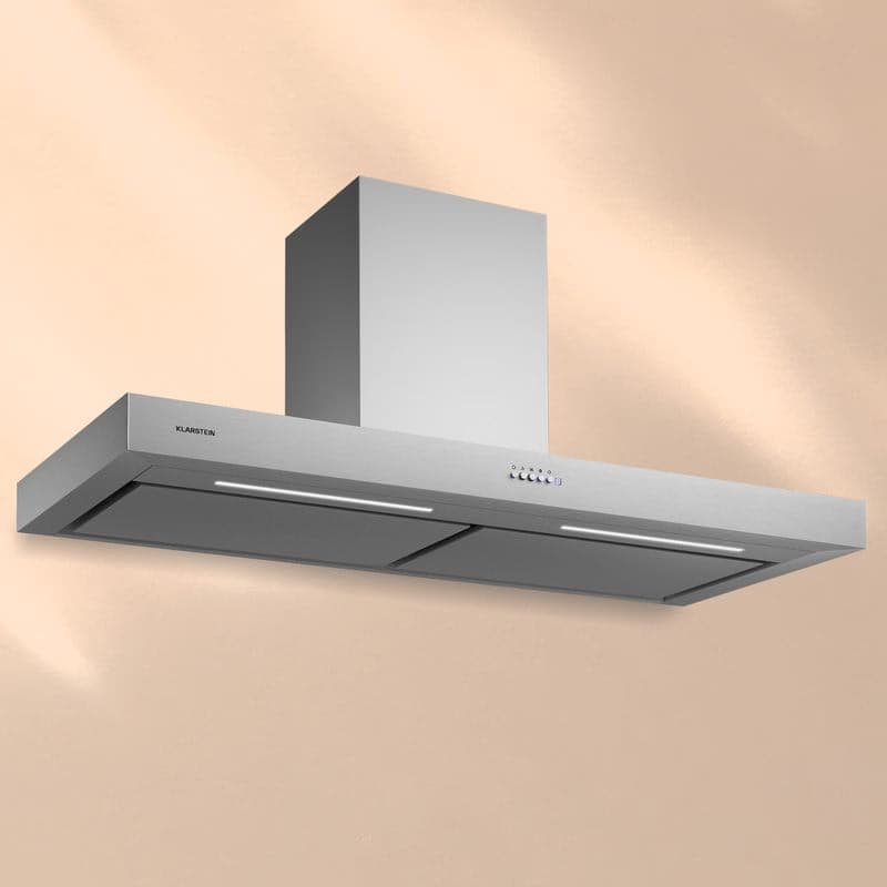 Klarstein Limelight, digestor, 120 cm, nástenný, 546,2 m³/h, nehrdzavejúca oceľ 1