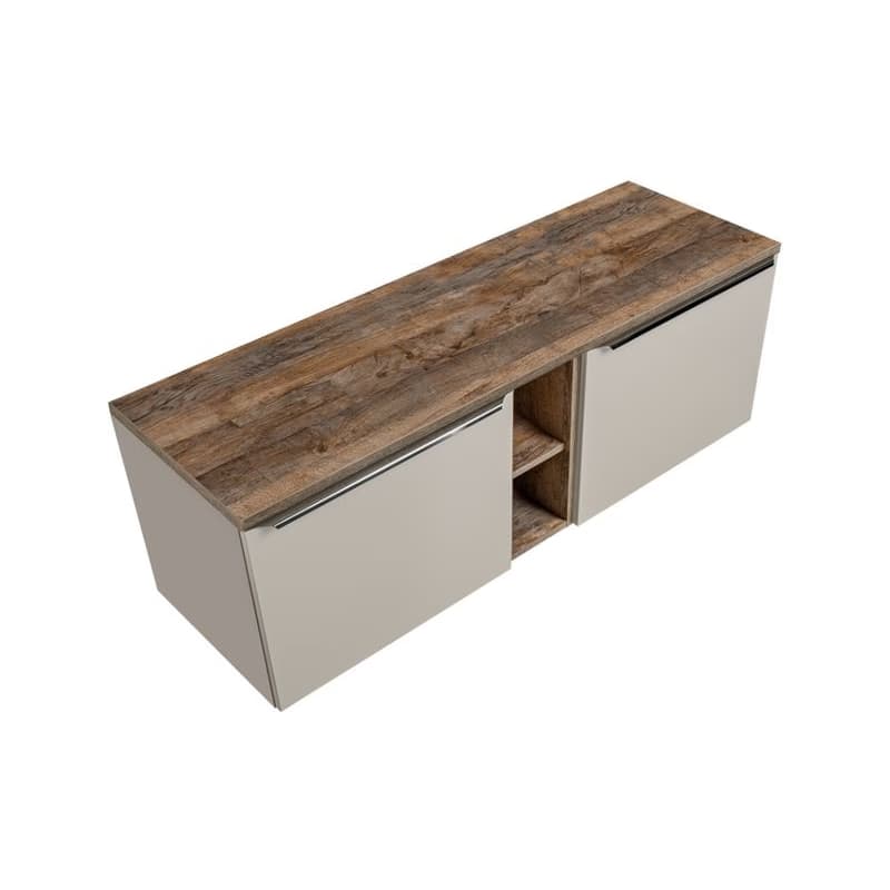 ArtCom Kúpeľňová skrinka s doskou SANTA Fe Taupe D140/1 | 140 cm 5