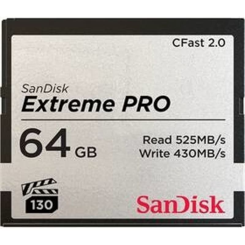 SanDisk CFAST 2.0 64GB Extreme Pro (515 MB/s) 3