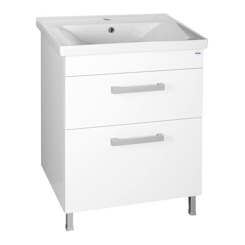AQUALINE - SAVA 65 keramické umývadlo nábytkové 65x46cm, biela 2065 4
