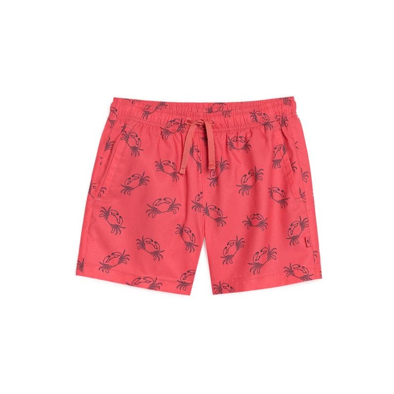 Chlapčenské plavky 4F JUNIOR BOARD SHORTS M121-63A-CORAL ALLOVER 6