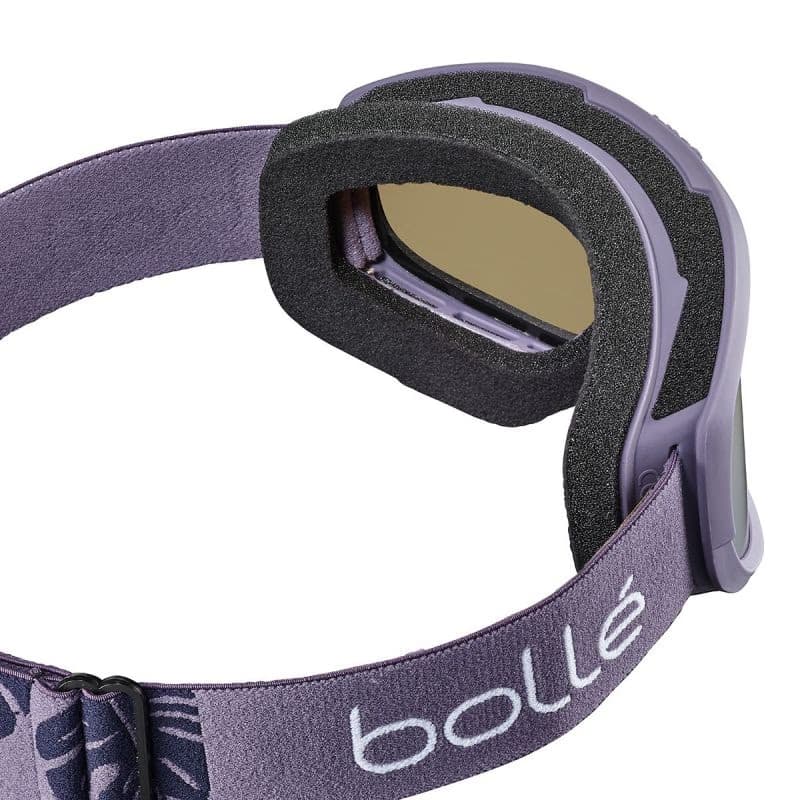 Dámske lyžiarske okuliare BOLLE Sierra-Plum Monstera Matte-Black Chrome -cat.3 2