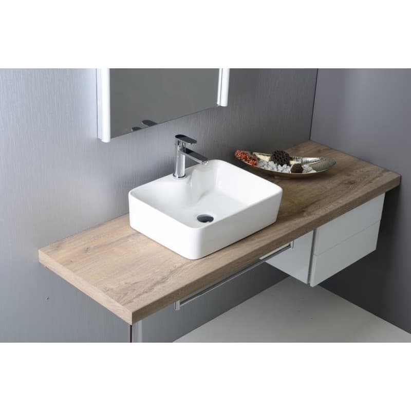 SAPHO - BALENA keramické umývadlo na dosku 48x37cm, biela BH7013 3