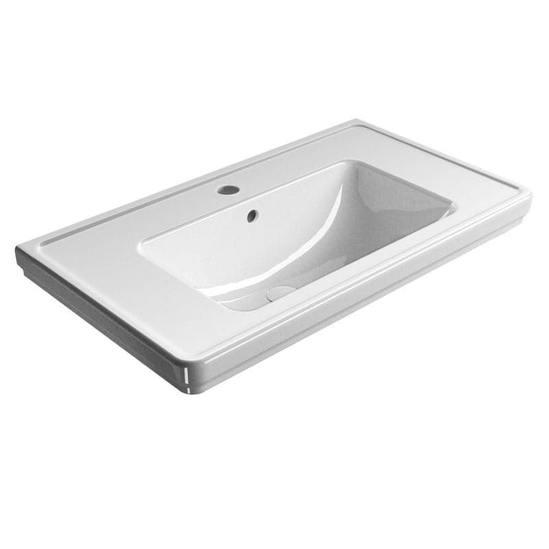 GSI - CLASSIC keramické umývadlo 90x50cm, biela ExtraGlaze 8788111 1