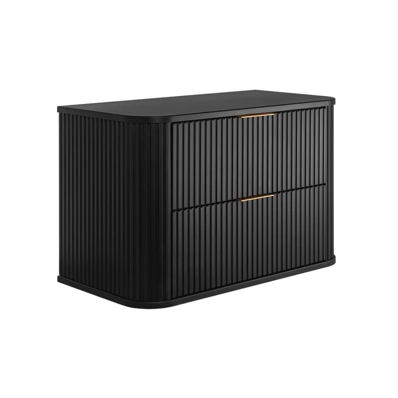 Elvisia Skrinka pod umývadlo ELEGANCE Black | 80 cm