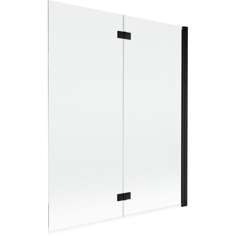 MEXEN - MIST vaňová zástena 140x150 cm 6mm 2-s, čierna, číra, pravá 8A9-140-002-70-00-P 1