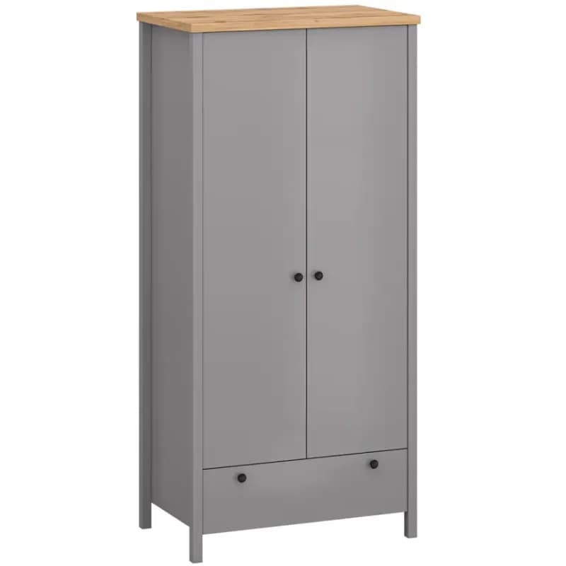 Skriňa 2D1S Melini Gray H 1