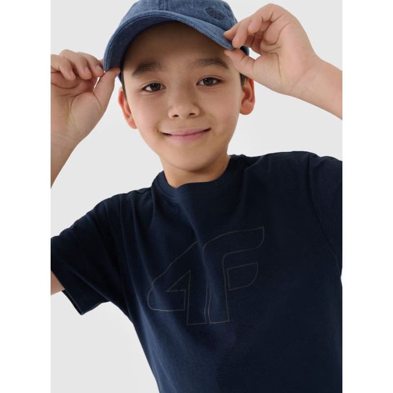 Chlapčenské tričko s krátkym rukávom 4F JUNIOR TSHIRT M2331-31S-NAVY 2