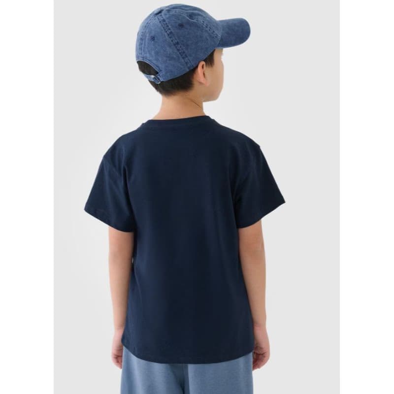 Chlapčenské tričko s krátkym rukávom 4F JUNIOR TSHIRT M2331-31S-NAVY 3