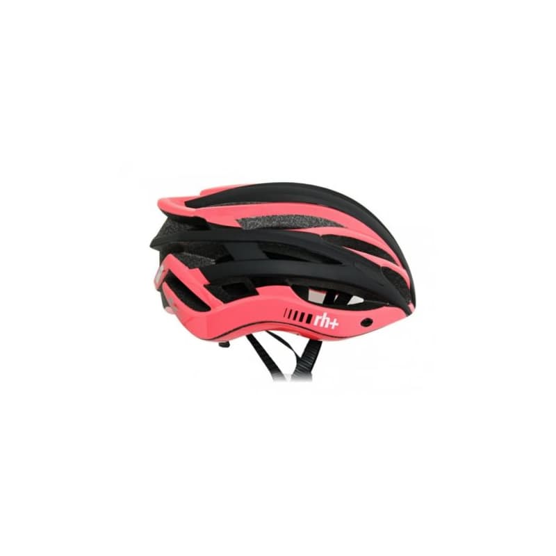 Cyklistická prilba RH+ 2in1, matt black shiny salmon