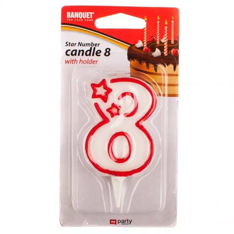 Narodeninová sviečka na 8 1