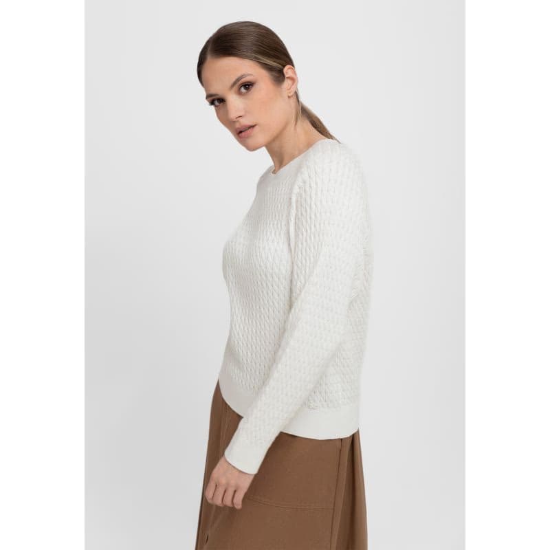 Dámsky sveter VOLCANO S-KAMA 101M-CREAM MEL 2