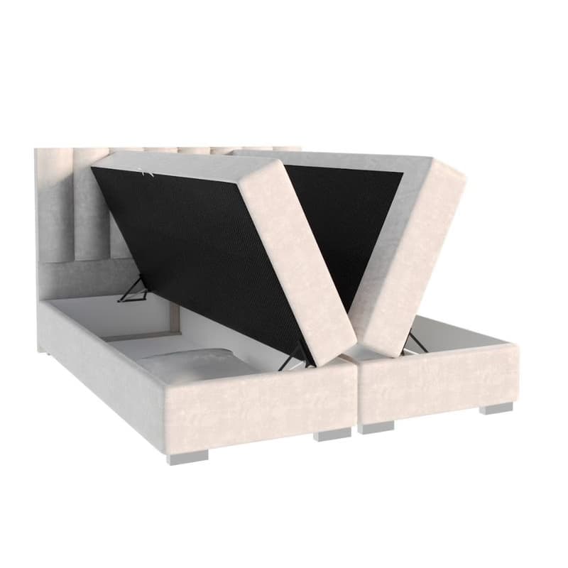 FDM Manželská posteľ LINCOLN Boxspring | krémová 180 x 200 cm 4