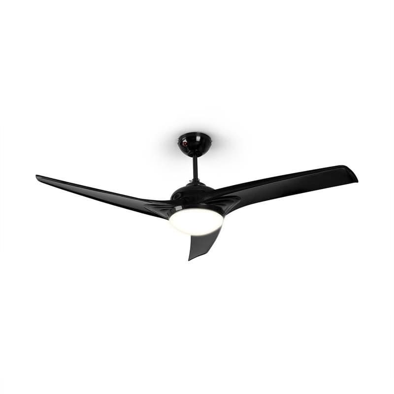 Klarstein Figo, stropný ventilátor, 52" (132 cm) Ø, výkon: 55 W, čierny 1