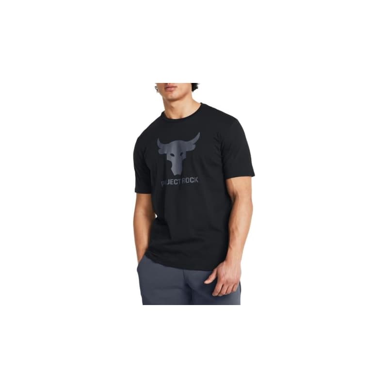 Pánske tričko s krátkym rukávom UNDER ARMOUR PROJECT ROCK UA Brahma Bull SS-BLK