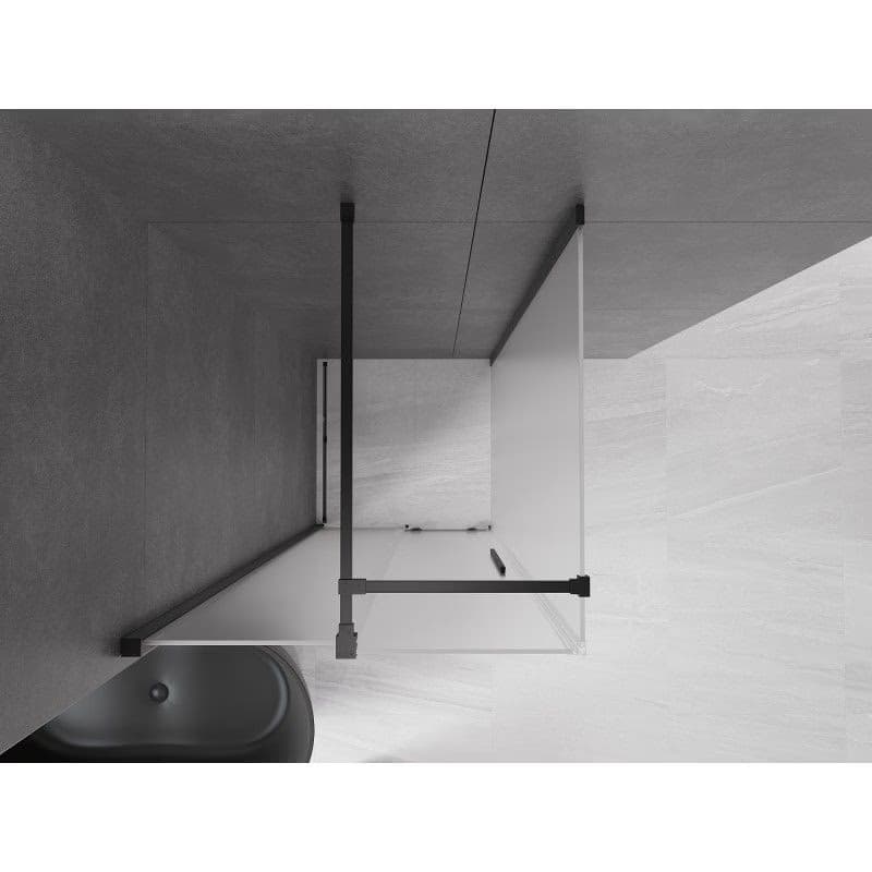 MEXEN/S - Velár sprchovací kút, posuvné dvere 120 x 120, dekor, čierna 871-120-120-31-70 6