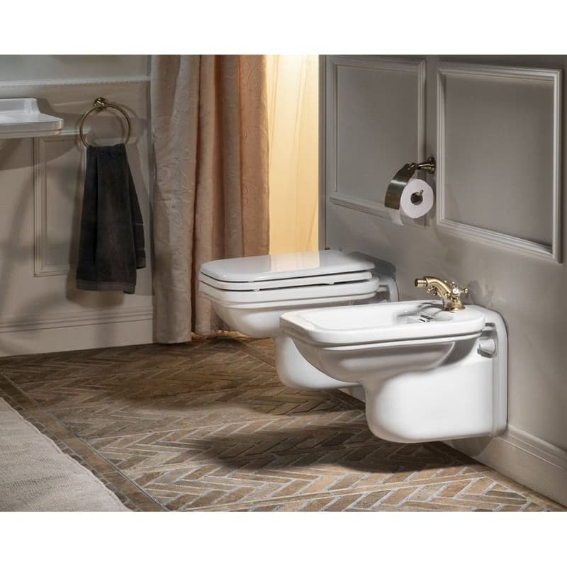 KERASAN - WALDORF bidet závesný 37x55cm, biela 4125K1 3