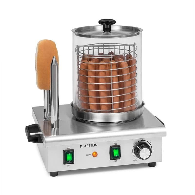 Klarstein Wurstfabrik 550, hotdogovač, 550 W, 5 l, 30 – 100 °C, sklo, nehrdzavejúca oceľ 1