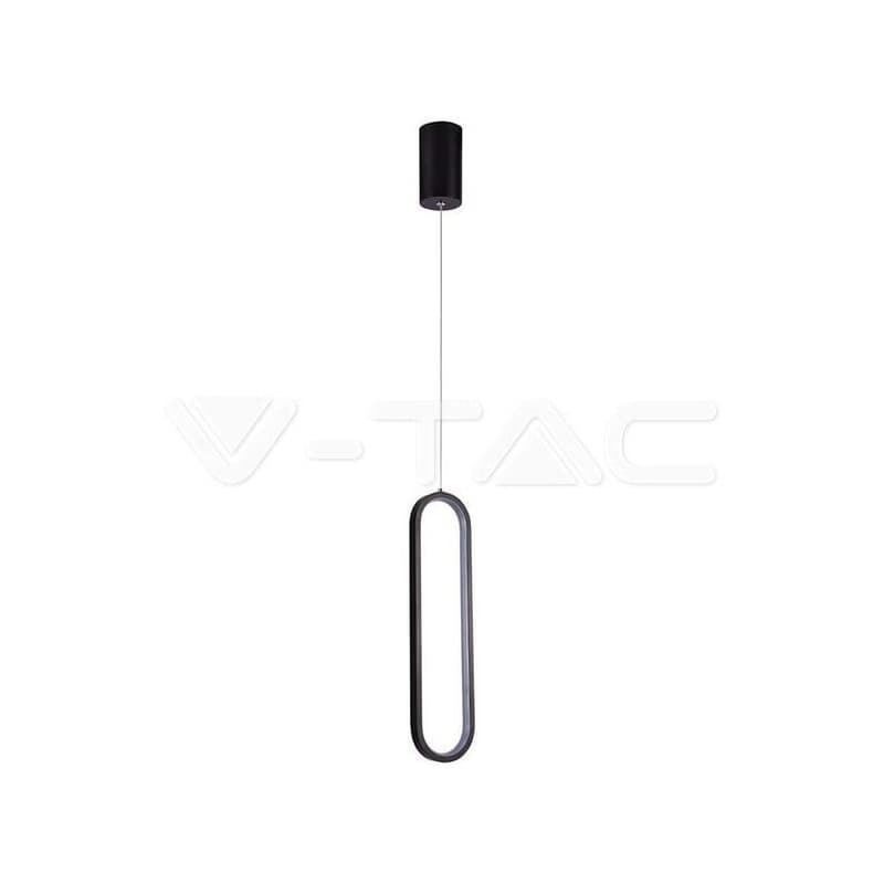 Dizajnové LED závesné svietidlo 13W 4000K 1500lm 40CM čierna VT-7829 (V-TAC) 1
