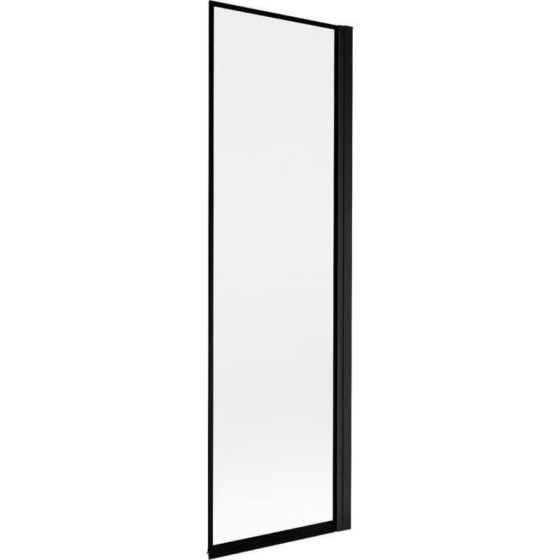 MEXEN - MIST vaňová zástena 60x150 cm 6mm 1-s, čierna, okraj, pravá 8A9-060-001-70-70-P