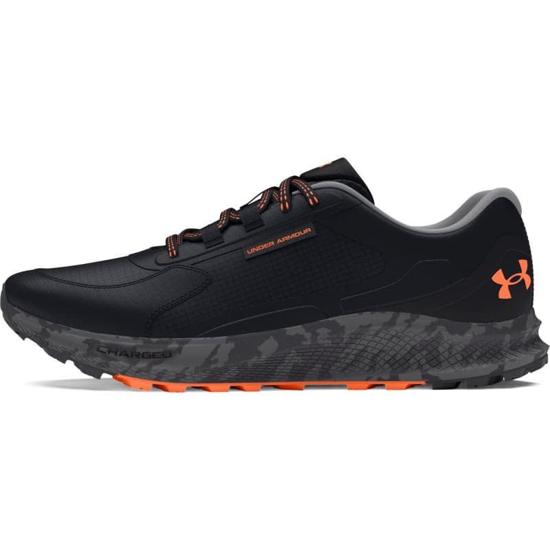 Pánska bežecká trailová obuv UNDER ARMOUR UA Bandit TR 3 black black orange blast 2