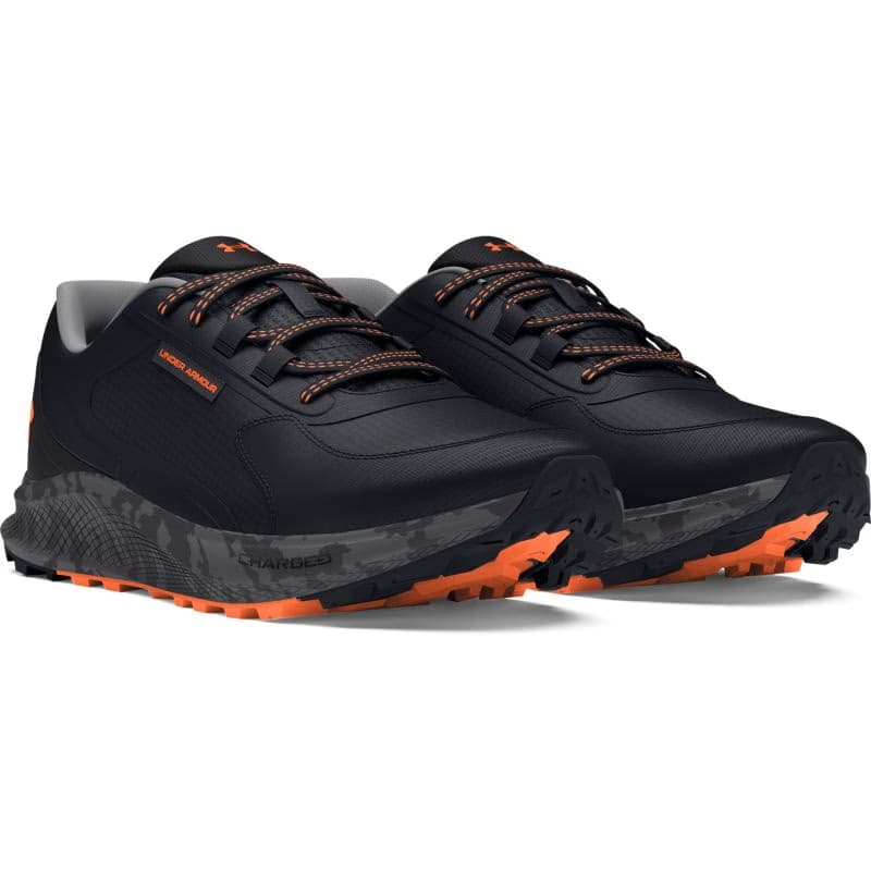 Pánska bežecká trailová obuv UNDER ARMOUR UA Bandit TR 3 black black orange blast 5