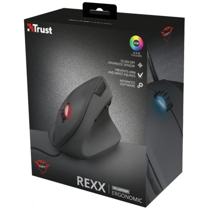 TRUST GXT 144 Rexx Vertical Gaming Mouse 3