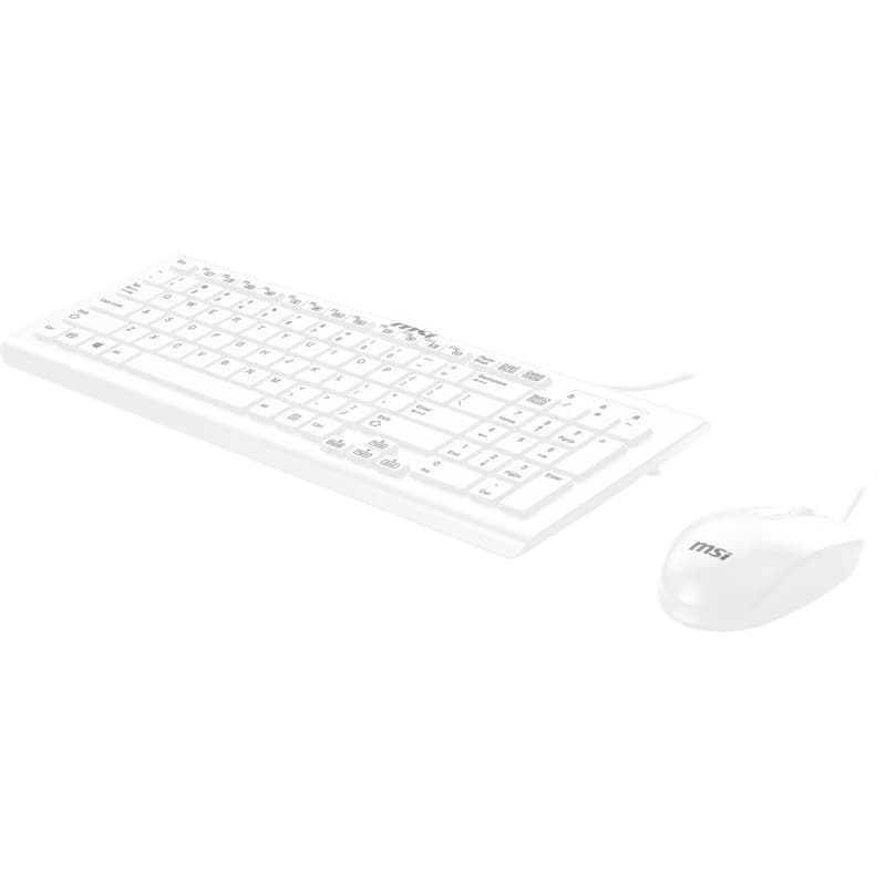 MSI SK9626MW-CZ+Mouse set klávesnica s myšou, USB, biela