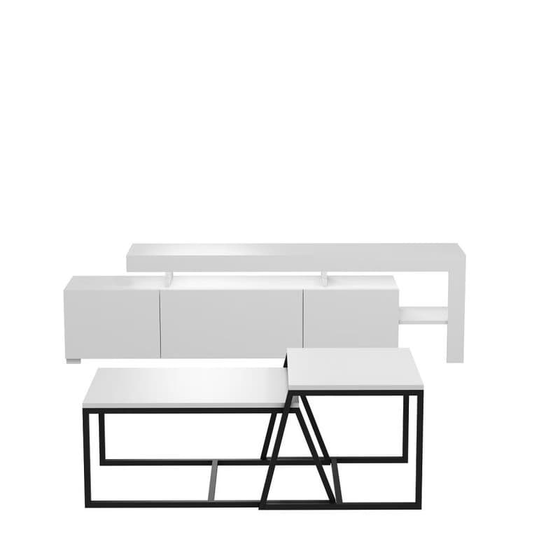 Living Room Furniture Set Beliz - White 4